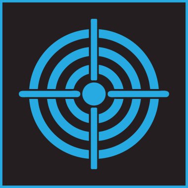 hedef web simge vektör.