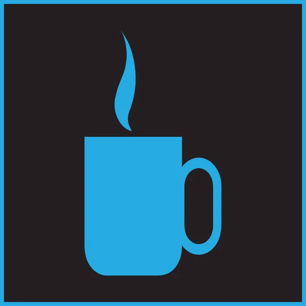 Vector sketch illustration - cup of coffee — Stock Vector