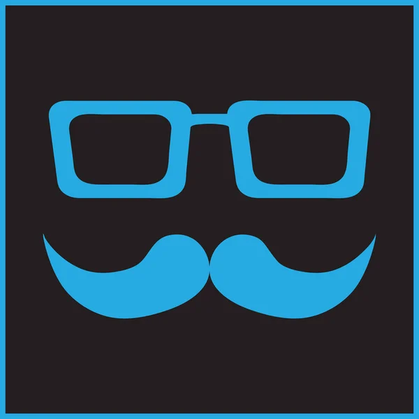 Brille web icon eps 10 — Stockvektor