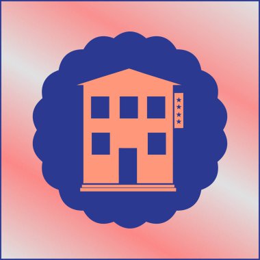 Ev simgesi vektör illüstrasyonu