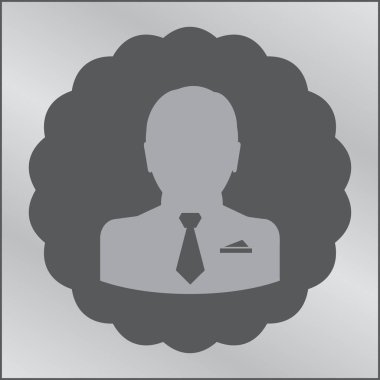 man simgesi vektör illüstrasyonu