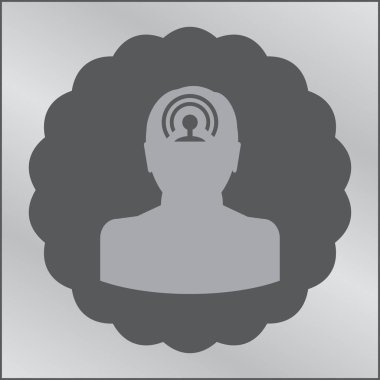 man simgesi vektör illüstrasyonu