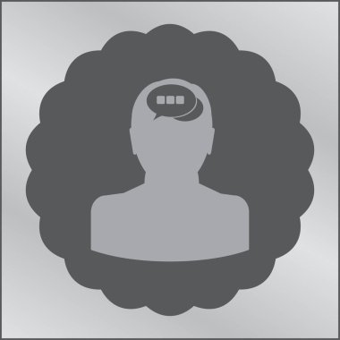 man simgesi vektör illüstrasyonu