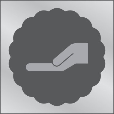 Koruma eller simge vektör çizim vektör