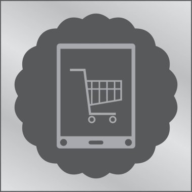 izole boş bir ekran ile akıllı telefon