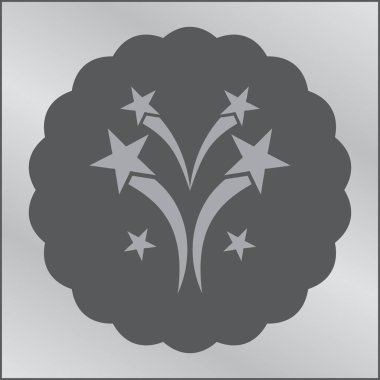 havai fişek simge vektör çizim