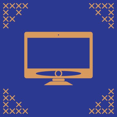 Bu resim, izole edilmiş bir bilgisayar monitörünü temsil eden bir vektör dosyasıdır.