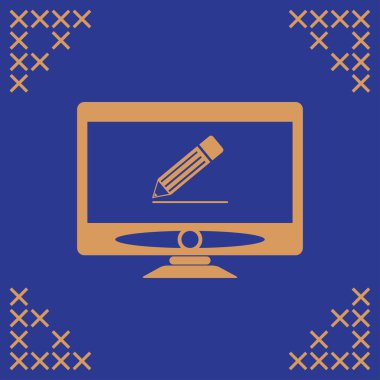 Bu resim, izole edilmiş bir bilgisayar monitörünü temsil eden bir vektör dosyasıdır.