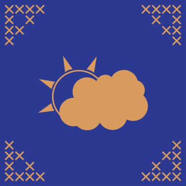 Bulut simgesi web vektör.