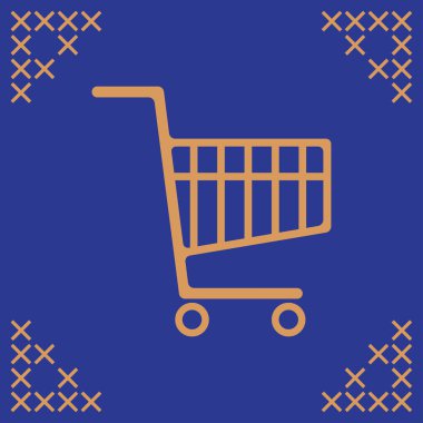 alışveriş sepeti simge vektör