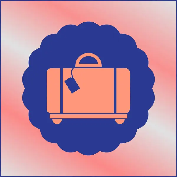 Baggage Icon Vector Illustration — Stock Vector