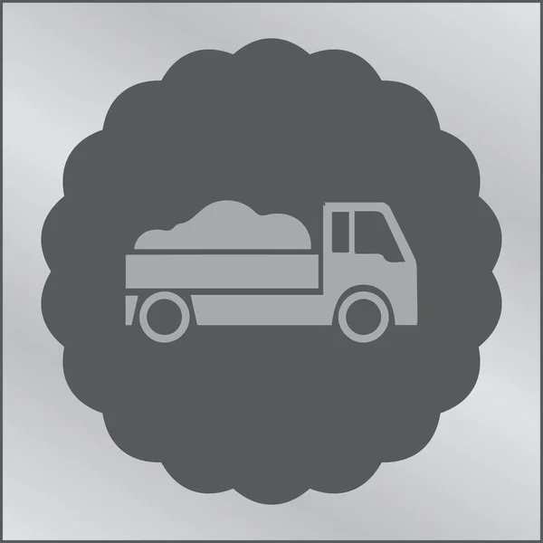 Camião de entregas. ilustração vetorial. — Vetor de Stock
