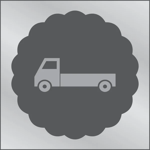 Camion de livrare. ilustrație vectorială . — Vector de stoc