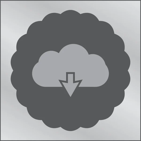 Піктограма хмари даних. Резервне копіювання і відновлення знаку . — стоковий вектор
