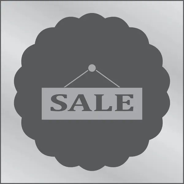Verkauf, Preisschild-Symbol. Zeichen isolierten Hintergrund. Vektor flaches Design Illustration — Stockvektor