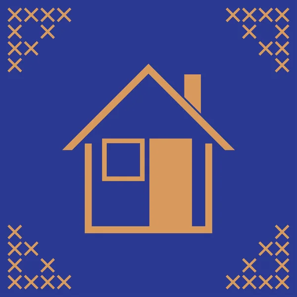 Huis web icon vector. — Stockvector