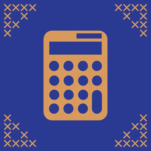 Vector calculadora icono web — Archivo Imágenes Vectoriales