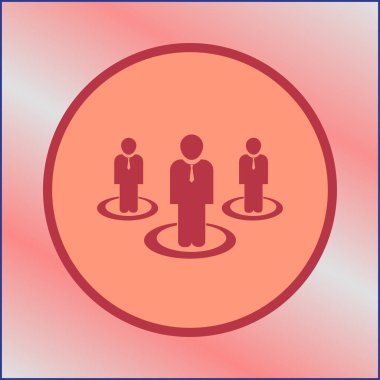 siluet profil resmi adam - vektör