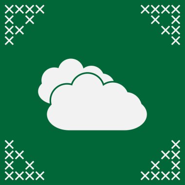 Bulut vektör web simgesi