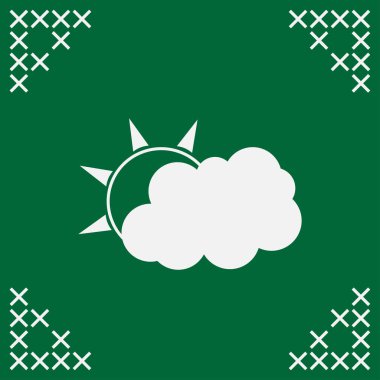 Bulut vektör web simgesi