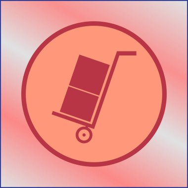 Bagaj vektör web simgesi