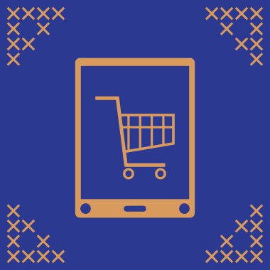 Smartphone Simgesi, vektör illüstrasyonu