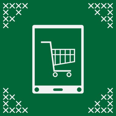 Smartphone Simgesi, vektör illüstrasyonu