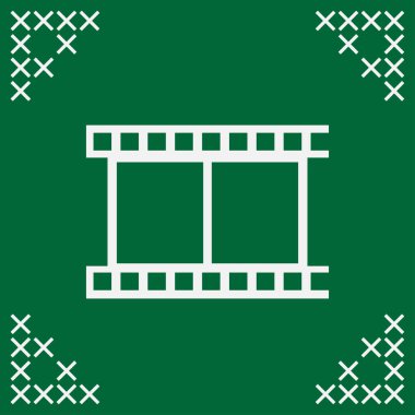 vektör video web simgesi