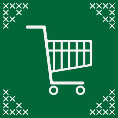 alışveriş sepeti simge vektör