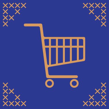 alışveriş sepeti simge vektör