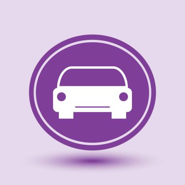 vektör araba web simgesi