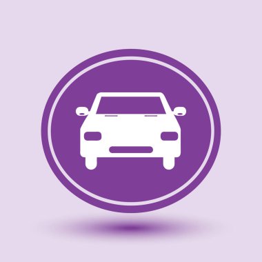 vektör araba web simgesi