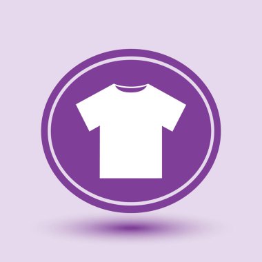 T-shirt web simge vektör.