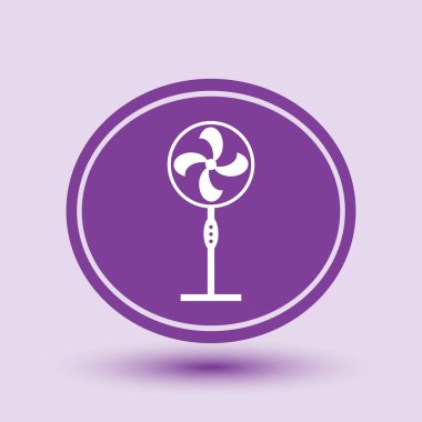 Havalandırma simgesi. Hava havalandırma veya fan simge.