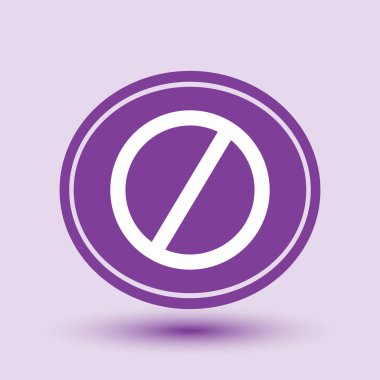 Hiçbir iz yok. Vektör simgesi