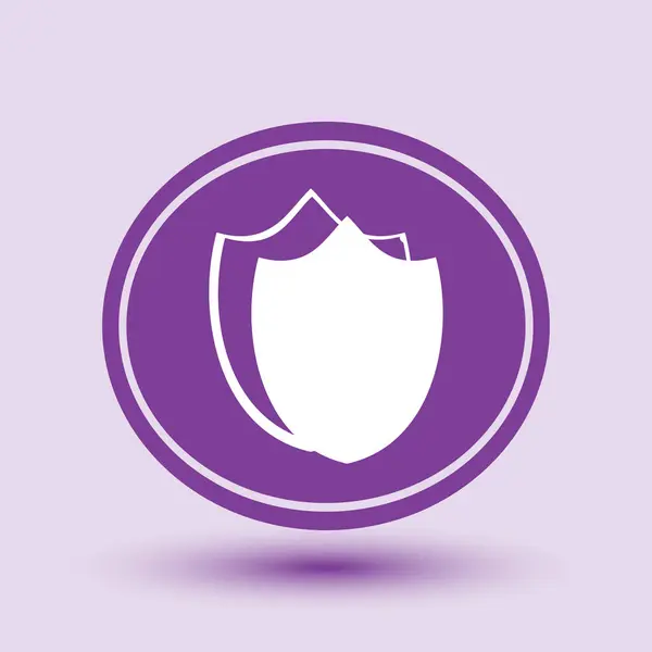 Protezione scudo icona web — Vettoriale Stock