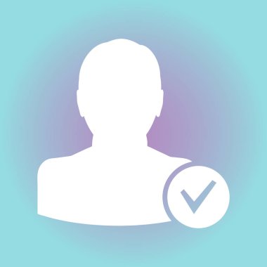 Ekibimizi insan kafası. Kartvizit ekle. vektör simgesi