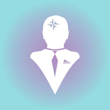 Ekibimizi insan kafası. vektör simgesi