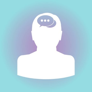 Ekibimizi insan kafası. vektör simgesi