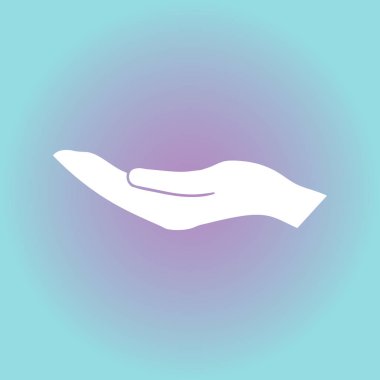 Destekleyici elleri vektör çizim