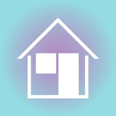 Ev simgesini vektör. Ev. Girin, kavram hoş geldiniz.