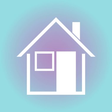 Ev simgesini vektör. Ev. Girin, kavram hoş geldiniz.