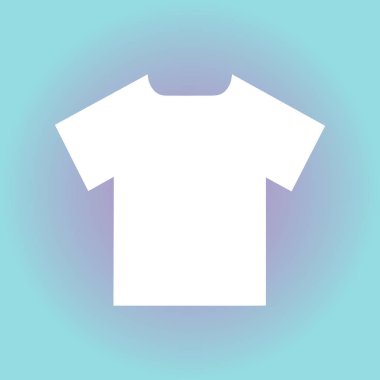 T-shirt web simge vektör.