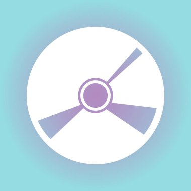 Vektör CD veya DVD simgesi