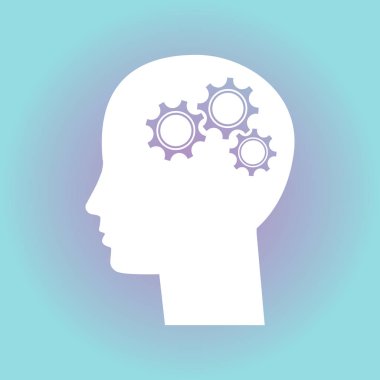 Erkek baş resim vektör simgesi