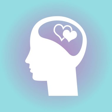 Erkek baş resim vektör simgesi