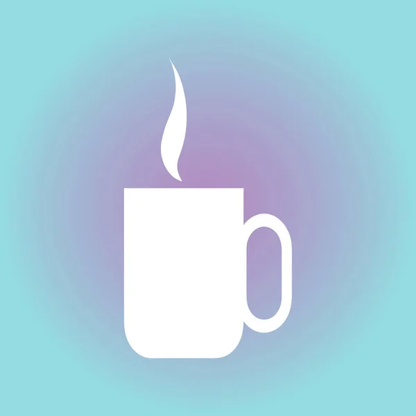 Kávé-kupa ikon web — Stock Vector