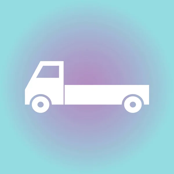 Kantelen van de vrachtwagen gebouw vrachtwagen machine vectorillustratie — Stockvector