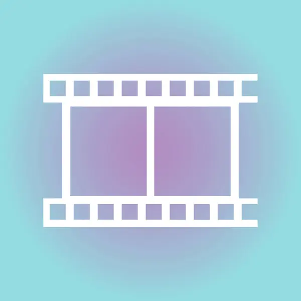 Icono de vídeo diseño web — Vector de stock