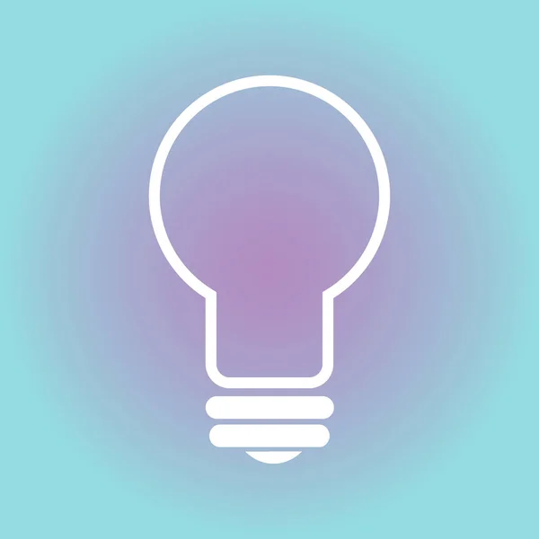 Lampe web icône vecteur — Image vectorielle